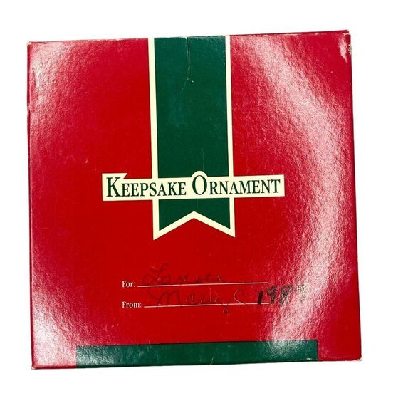 Friendship Time 1989 Hallmark Ornament Teacup Mouse - Picture 4 of 6